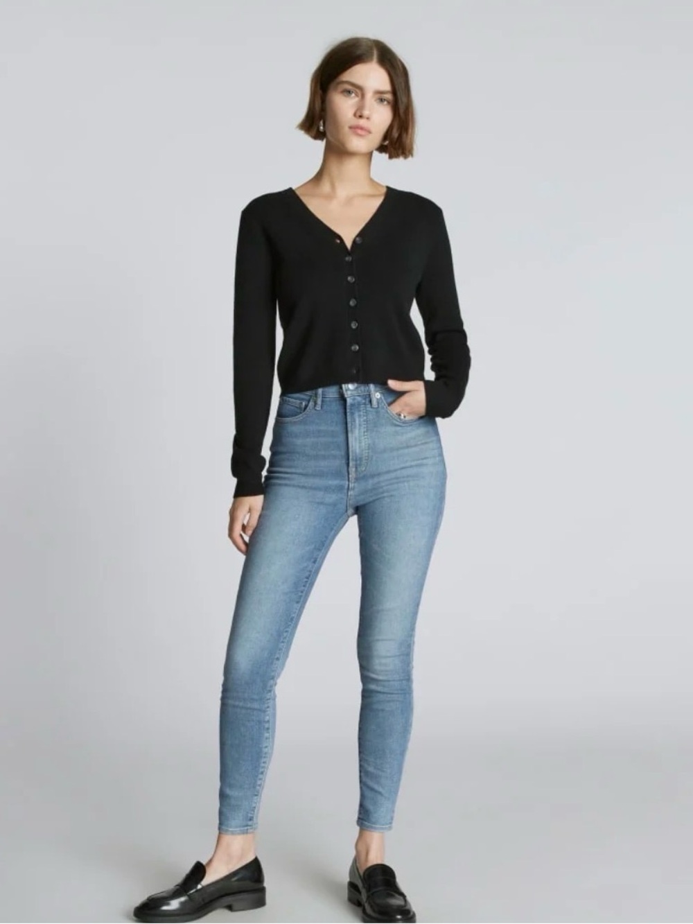 Everlane THE WAY-HIGH SKINNY JEAN in Blue Size 27R